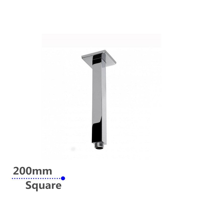 200mm Chrome Ceiling Shower Arm - MTO Marbles & Tiles Outlet