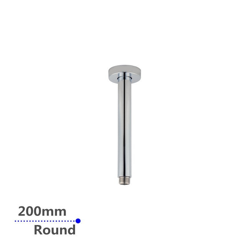 200mm Chrome Ceiling Shower Arm - MTO Marbles & Tiles Outlet