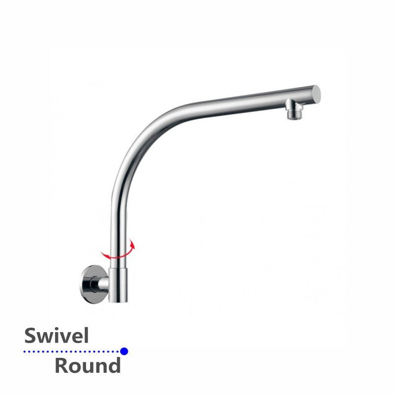 Chrome Wall Shower Arm - MTO Marbles & Tiles Outlet