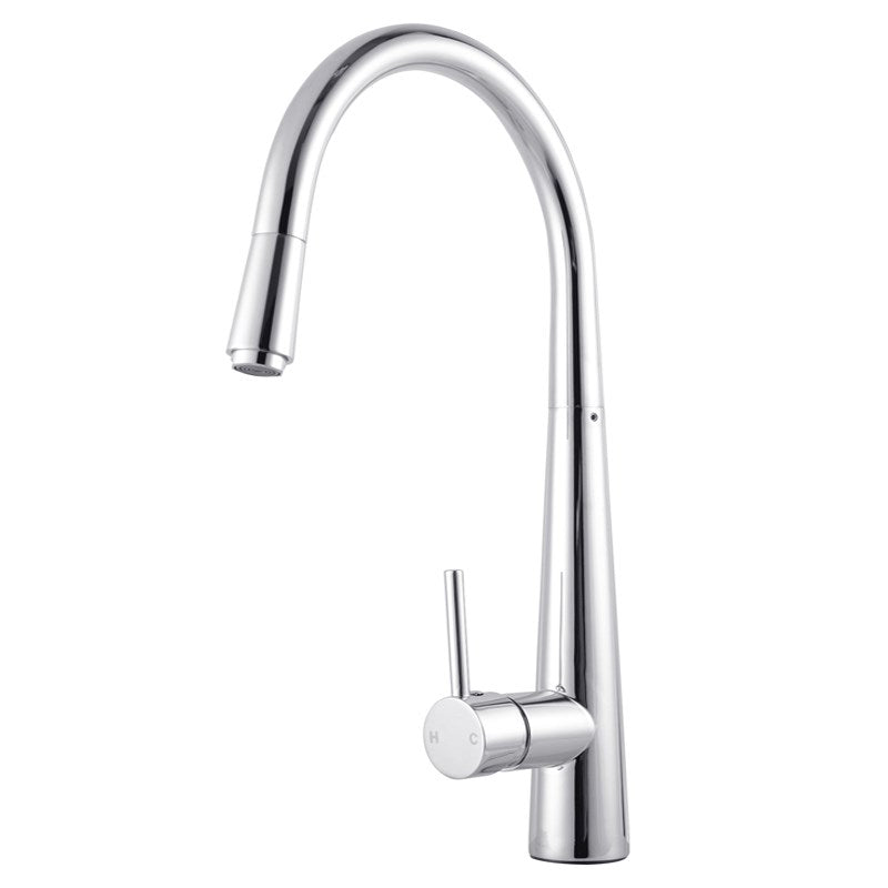 Chrome Pull Out Kitchen Mixer - MTO Marbles & Tiles Outlet
