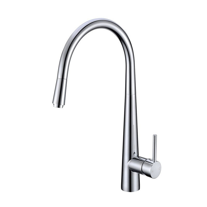 Chrome Pull Out Kitchen Mixer - MTO Marbles & Tiles Outlet