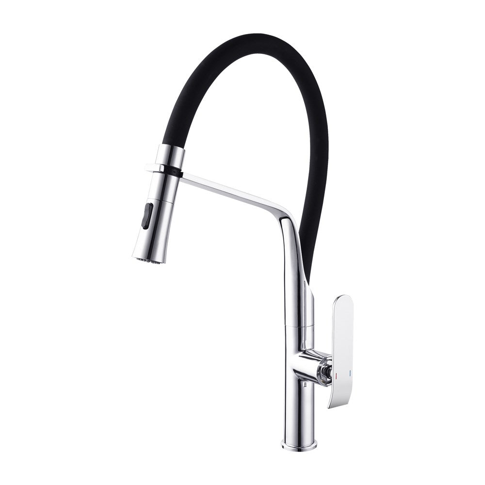 Chrome Pull Out Kitchen Mixer - MTO Marbles & Tiles Outlet