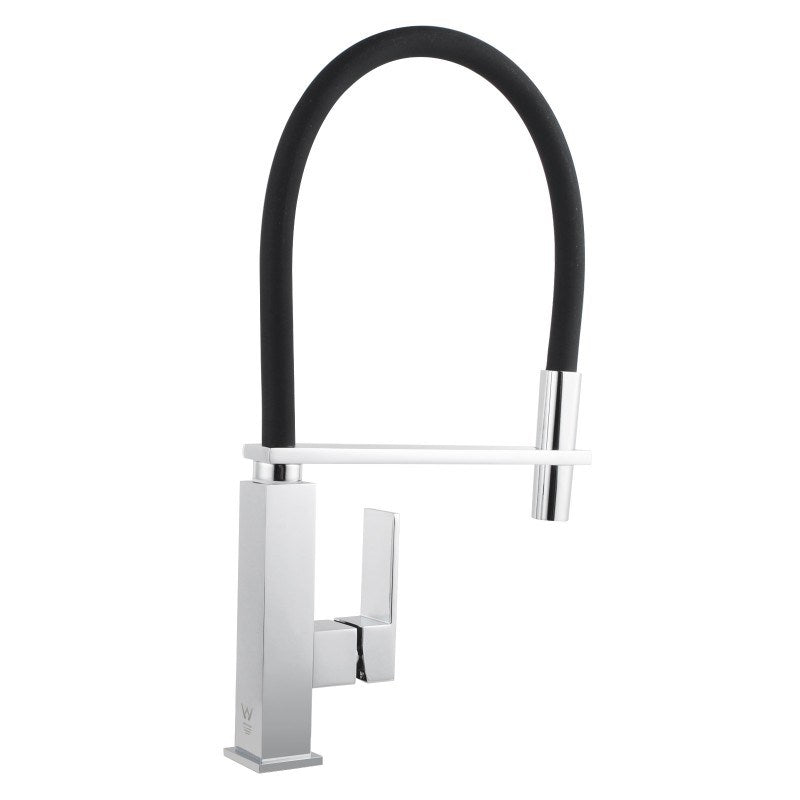 Chrome Pull Out Kitchen Mixer - MTO Marbles & Tiles Outlet