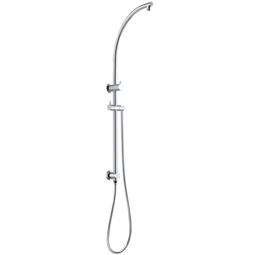 Chrome Shower Rail - MTO Marbles & Tiles Outlet