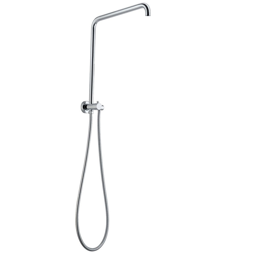 Chrome Shower Rail - MTO Marbles & Tiles Outlet