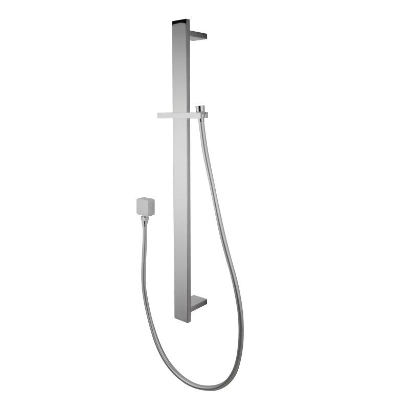 Chrome Shower Rail - MTO Marbles & Tiles Outlet
