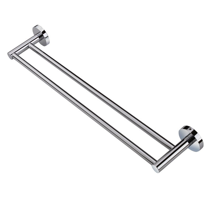 LUCID PIN - Chrome Cuttable Double Towel Rail - MTO Marbles & Tiles Outlet