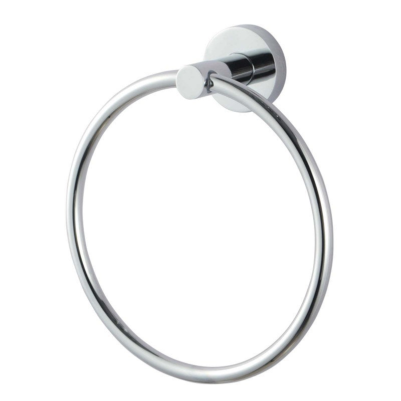 LUCID PIN - Chrome Towel Ring - MTO Marbles & Tiles Outlet