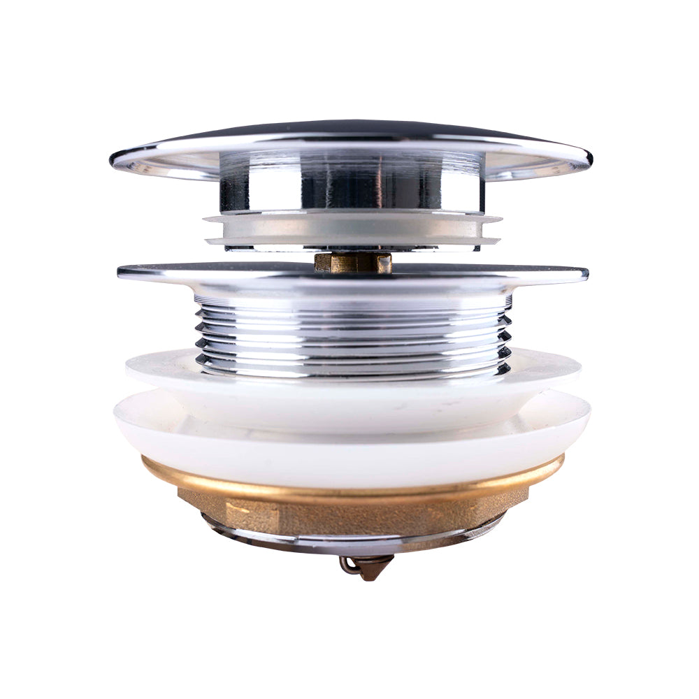 Chrome Bathtub Pop Up Waste No Overflow - MTO Marbles & Tiles Outlet