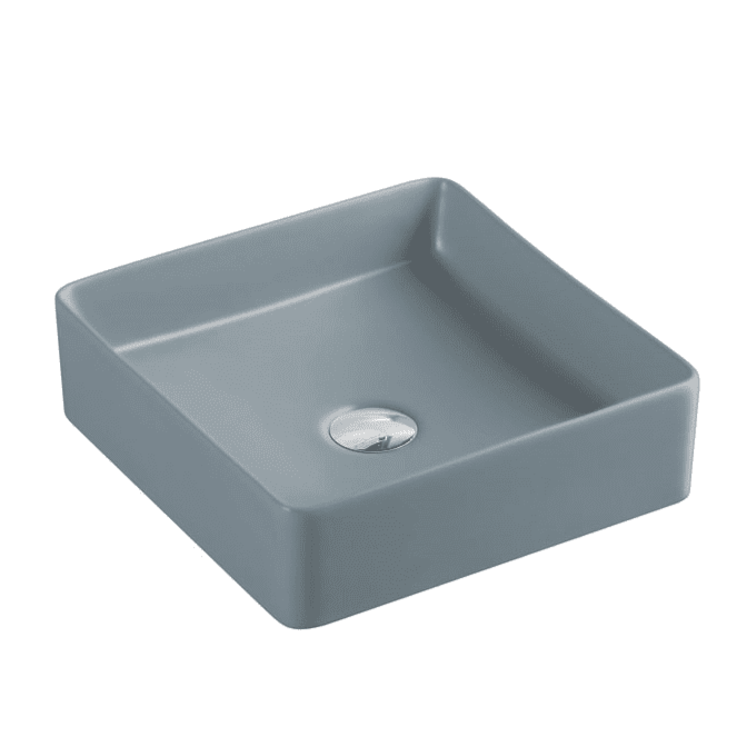 Etna 79 Series Counter-top Square Art Basin - Tango Grey - MTO Marbles & Tiles Outlet
