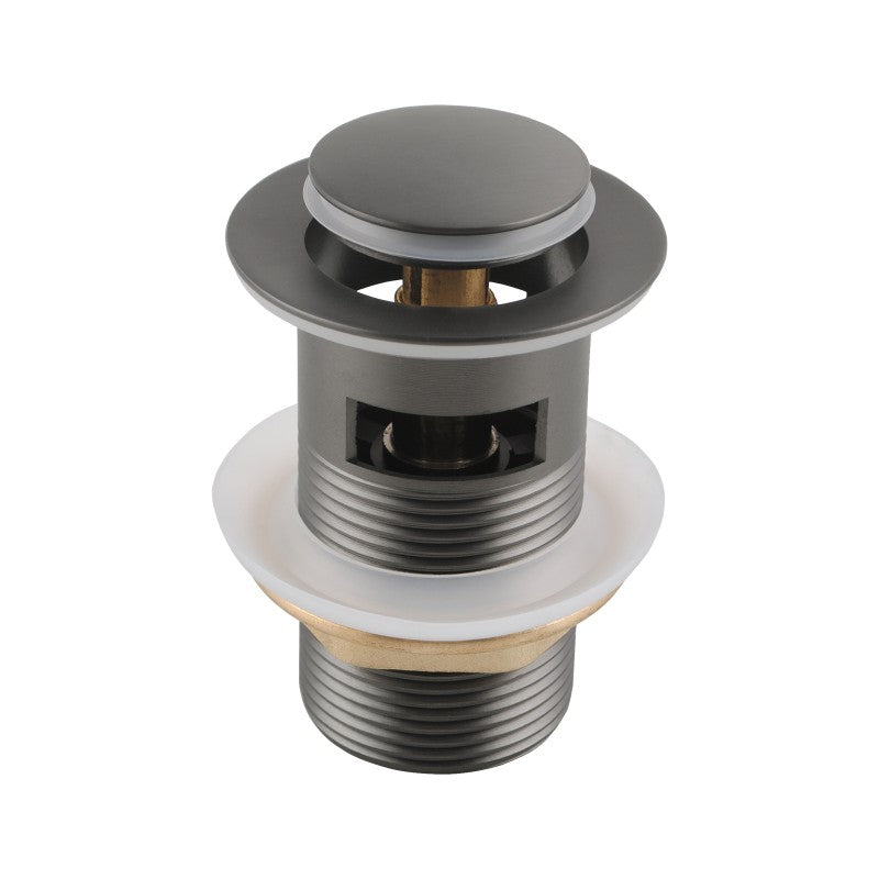Gunmetal Pop Up Waste Overflow - MTO Marbles & Tiles Outlet