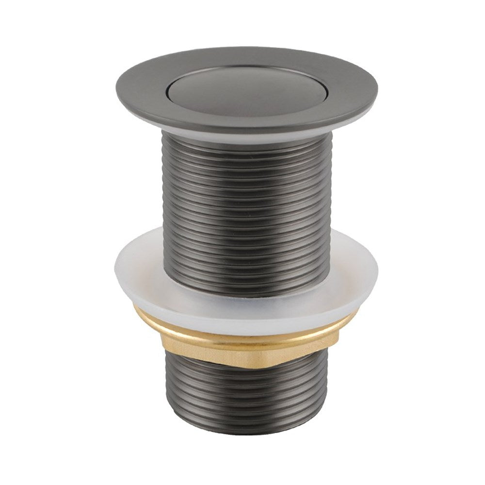 Gunmetal Pop Up Waste No Overflow - MTO Marbles & Tiles Outlet