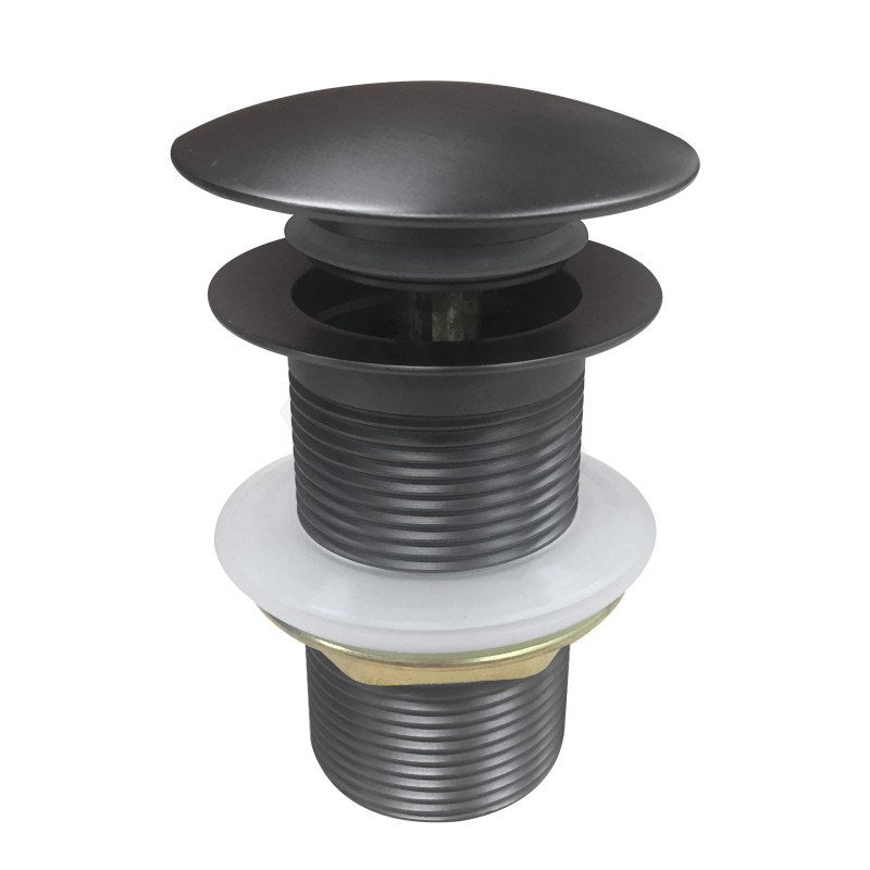 Gunmetal Pop Up Waste No Overflow - MTO Marbles & Tiles Outlet