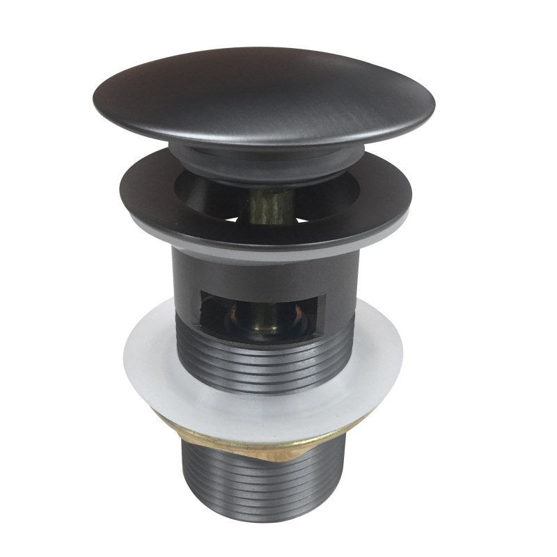 Gunmetal Pop Up Waste Overflow - MTO Marbles & Tiles Outlet