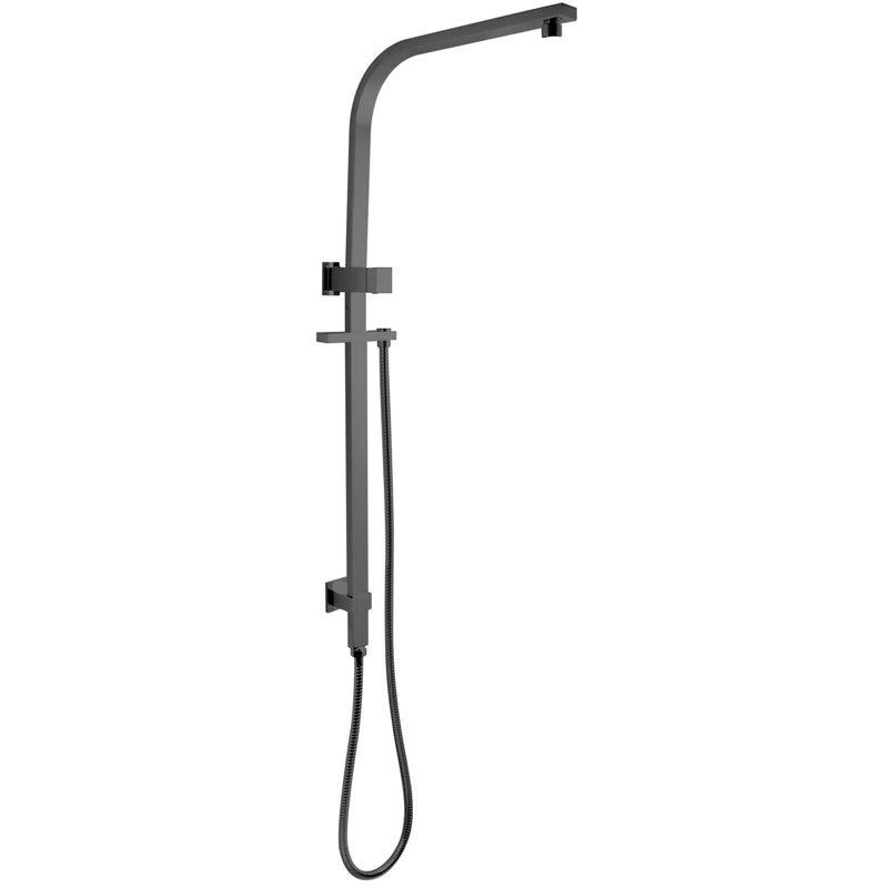 Gunmetal Shower Rail - MTO Marbles & Tiles Outlet
