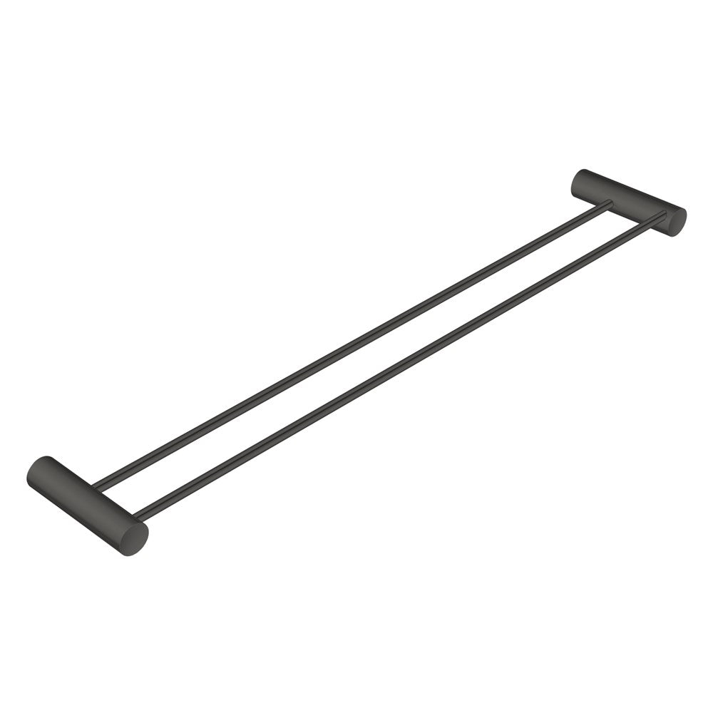 600mm Gunmetal Double Towel Rail - MTO Marbles & Tiles Outlet