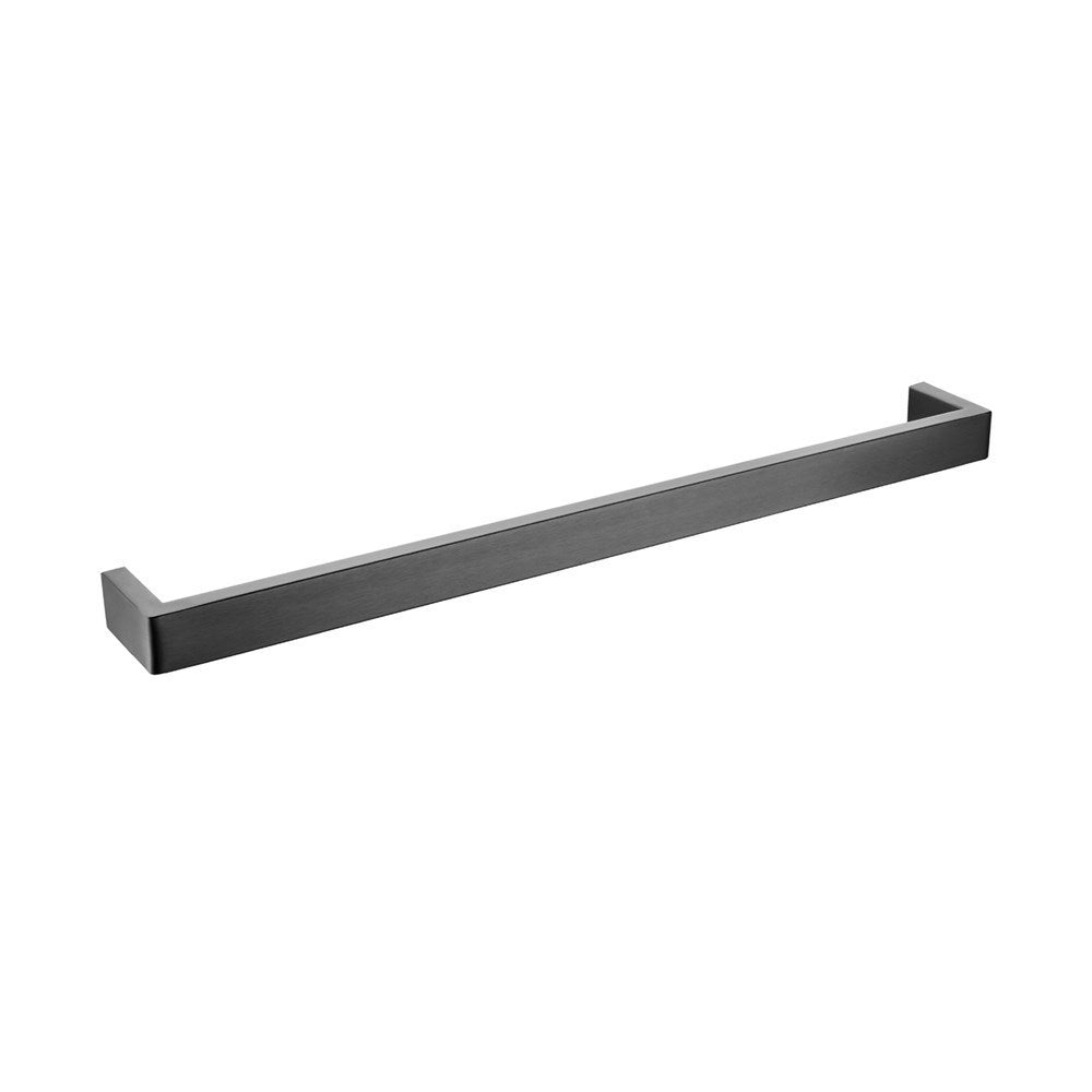 IVANO - 600mm Gunmetal Single Towel Rail - MTO Marbles & Tiles Outlet