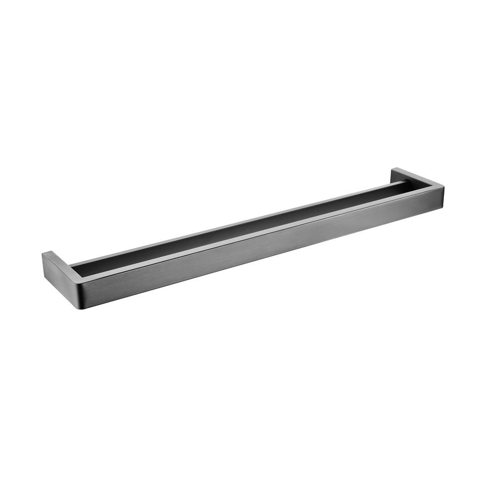 IVANO - 600mm Gunmetal Double Towel Rail - MTO Marbles & Tiles Outlet