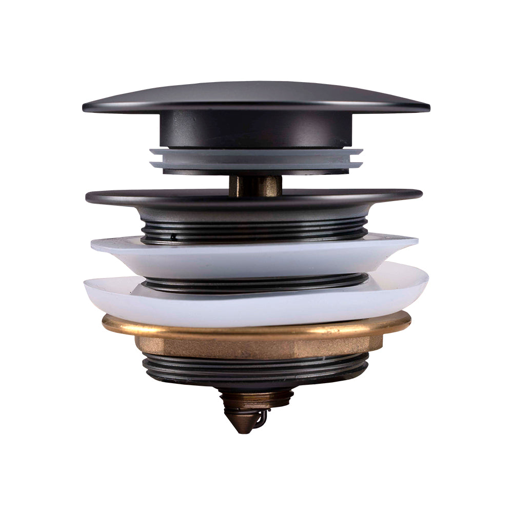 Brushed Gunmetal Bathtub Pop Up Waste No Overflow - MTO Marbles & Tiles Outlet