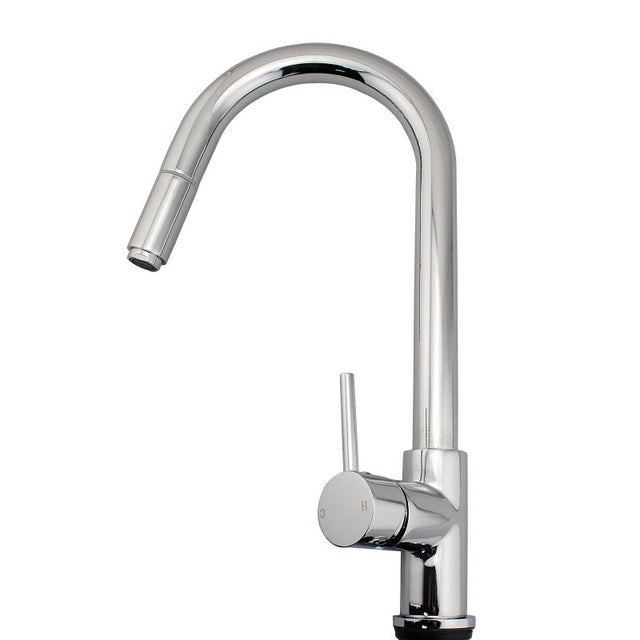 Chrome Pull Out Kitchen Mixer - MTO Marbles & Tiles Outlet