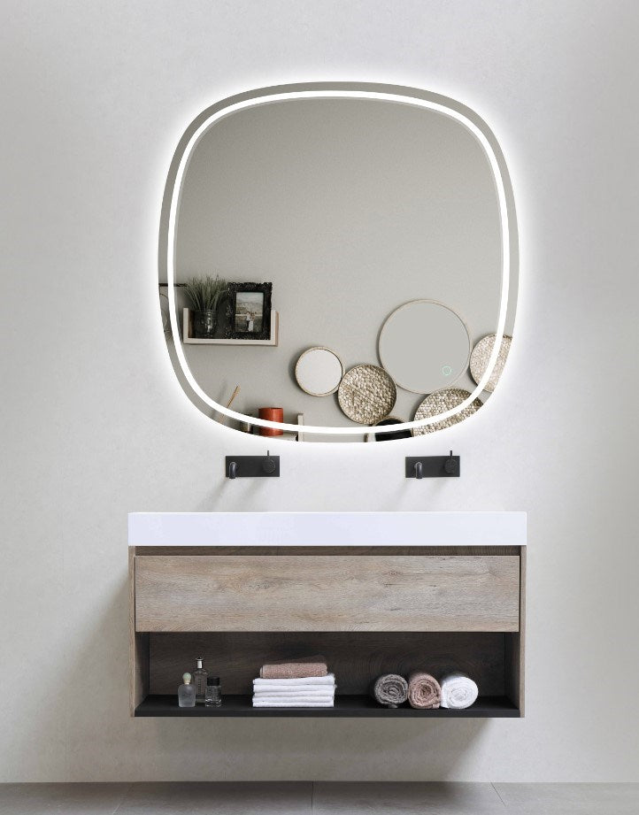 750x750mm LED Mirror - MTO Marbles & Tiles Outlet