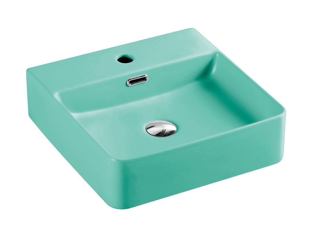 Marsay 77 Wall-Hung Square Art Basins - Antique Green - MTO Marbles & Tiles Outlet