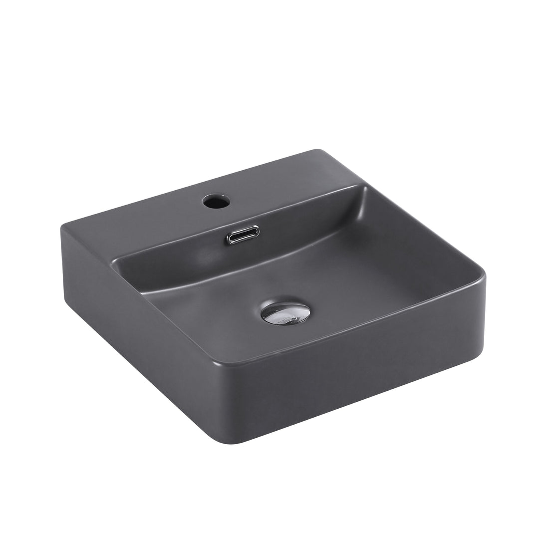 Marsay 77 Wall-Hung Square Art Basins - Nero Grey - MTO Marbles & Tiles Outlet