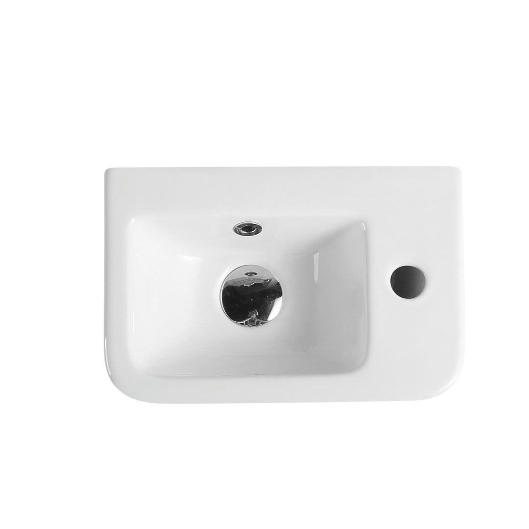 Mini 37R Compact Wall-Hung Basin - MTO Marbles & Tiles Outlet