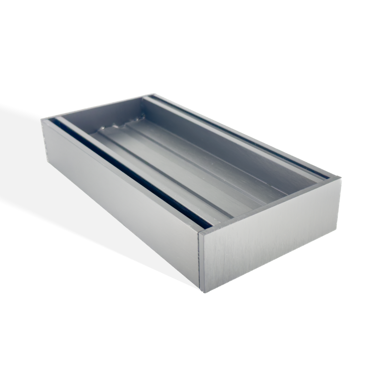 100x100x35mm Gunmetal Ezy Flow Tile Insert Grate - MTO Marbles & Tiles Outlet