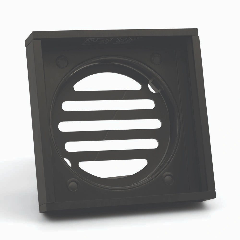 Muses Brushed Black Ezy Flow Floor Waste 100*100*21mm - MTO Marbles & Tiles Outlet