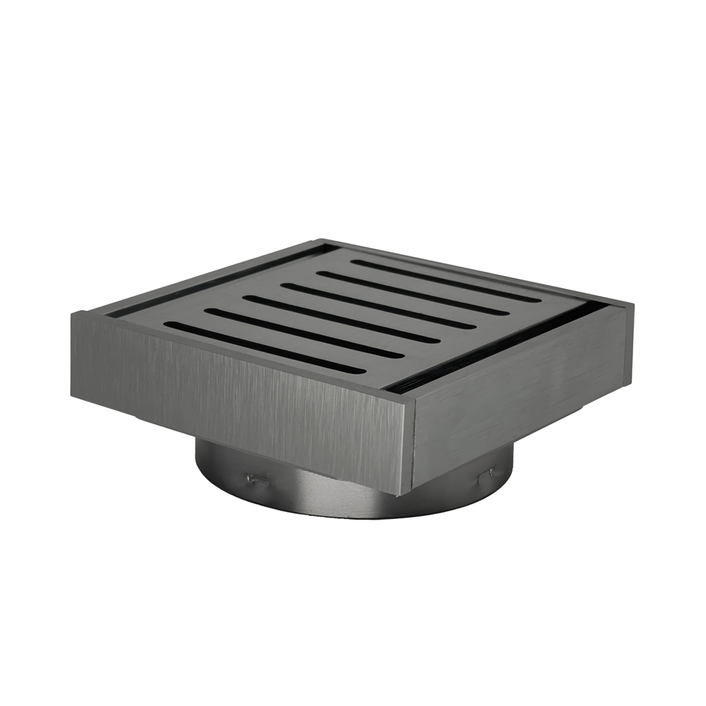 100*100*21mm Gun Metal Ezy Flow Guard Floor Waste - MTO Marbles & Tiles Outlet