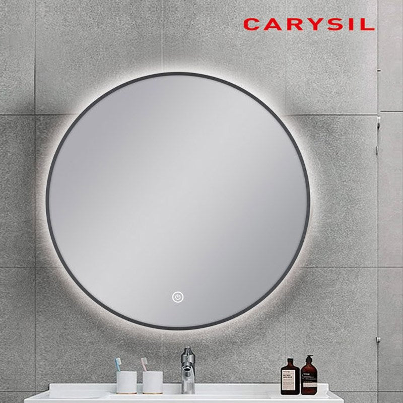 750mm Gunmetal Framed LED Mirror - MTO Marbles & Tiles Outlet