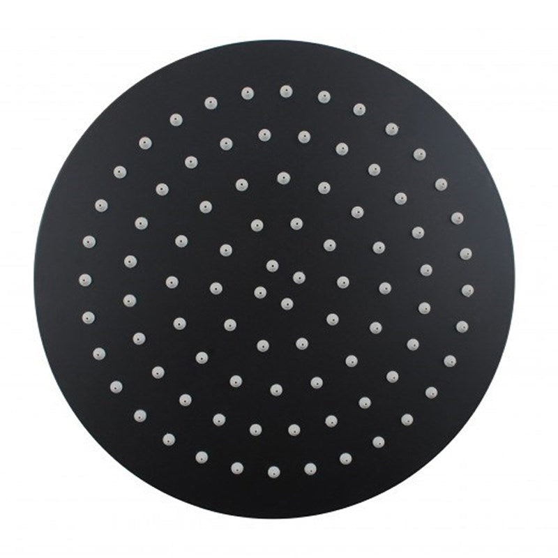 300mm Black Shower Head - MTO Marbles & Tiles Outlet