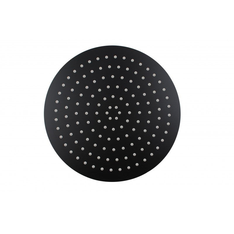 300mm Black Shower Head - MTO Marbles & Tiles Outlet