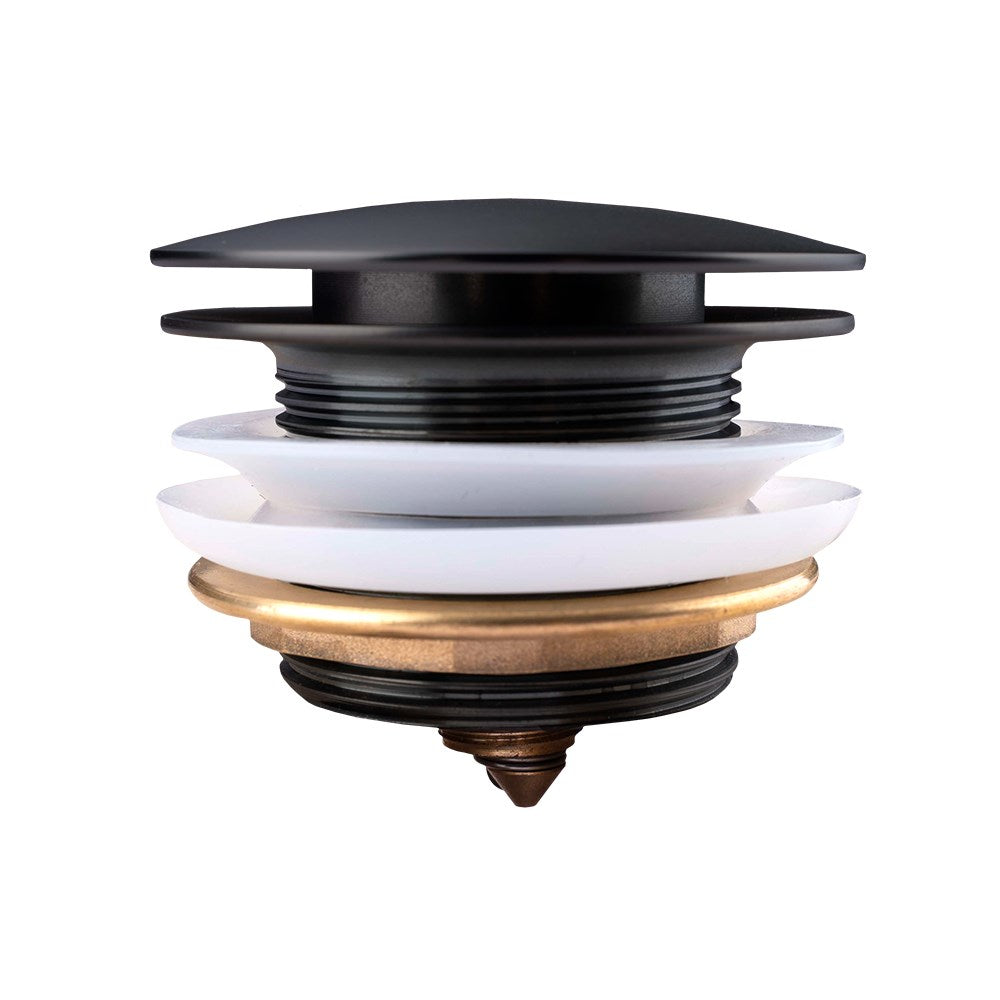 Black Bathtub Pop Up Waste No Overflow - MTO Marbles & Tiles Outlet