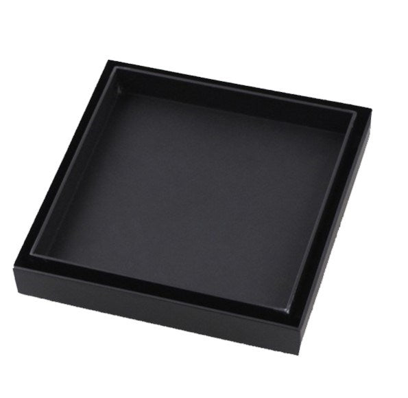 120x120mm Black Tile Insert Drain - MTO Marbles & Tiles Outlet