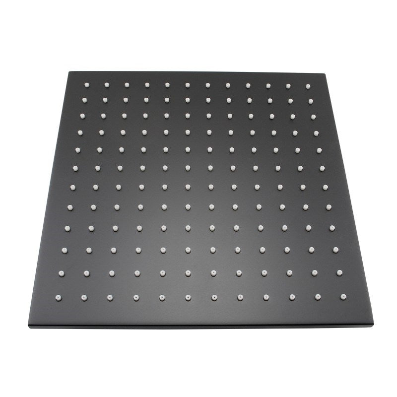 250mm Black Shower Head - MTO Marbles & Tiles Outlet