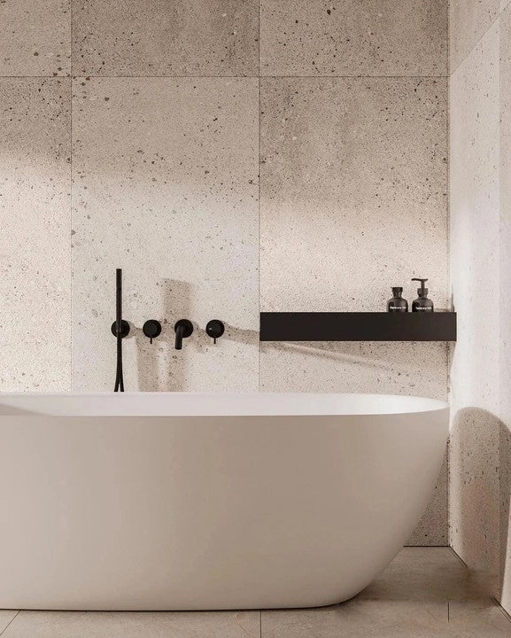 Black Single Function Handheld Shower - MTO Marbles & Tiles Outlet