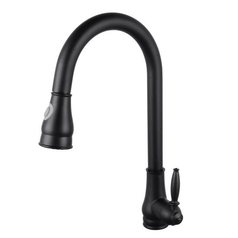 Black Pull Out Kitchen Mixer - MTO Marbles & Tiles Outlet