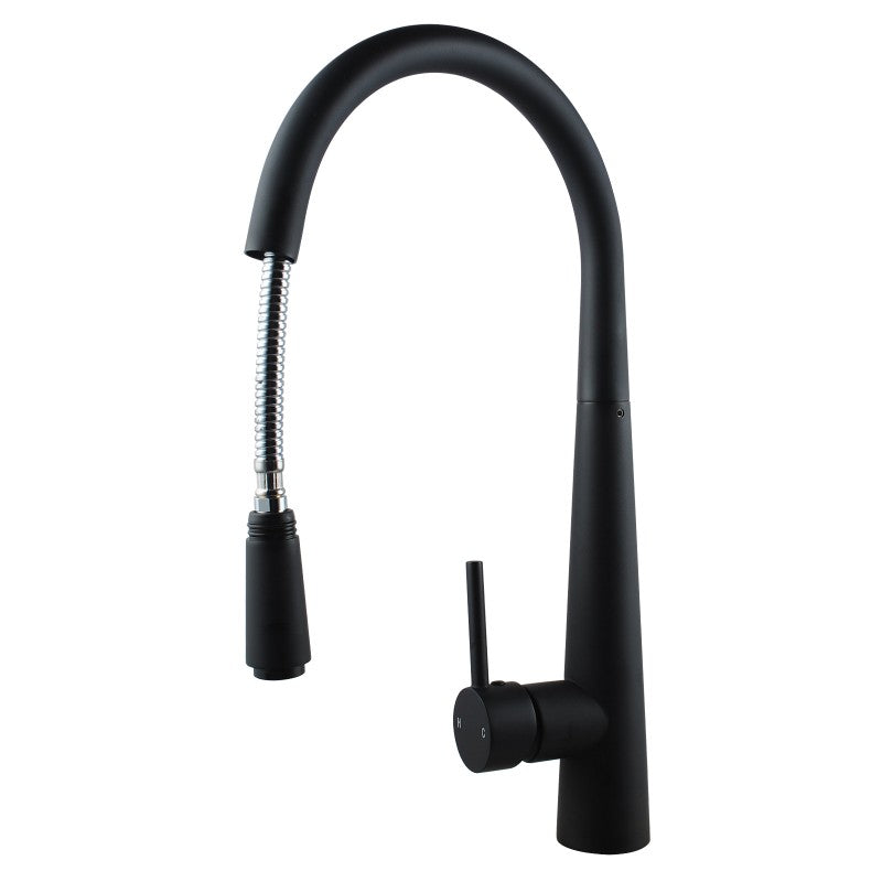 Black Pull Out Kitchen Mixer - MTO Marbles & Tiles Outlet