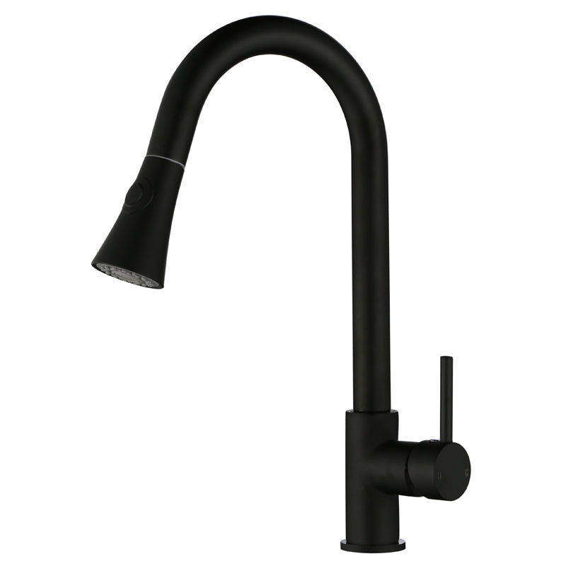 Black Pull Out Kitchen Mixer - MTO Marbles & Tiles Outlet