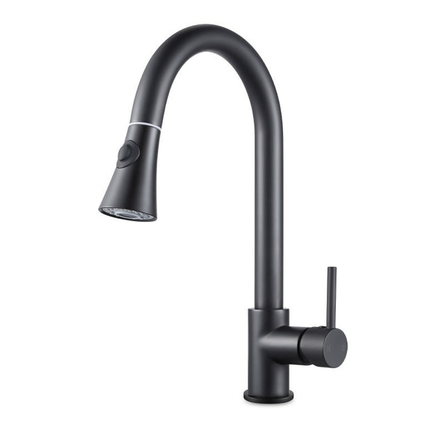Black Pull Out Kitchen Mixer - MTO Marbles & Tiles Outlet