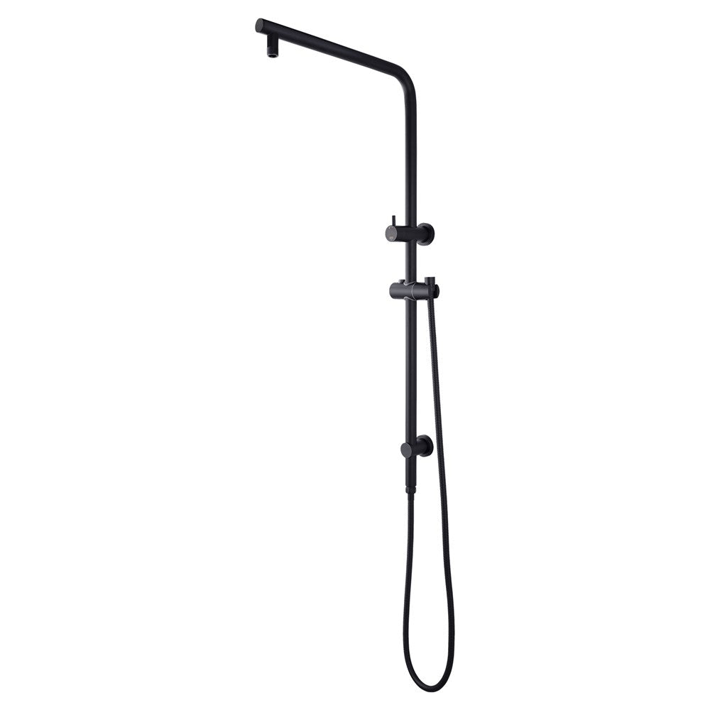 Black Shower Rail - MTO Marbles & Tiles Outlet