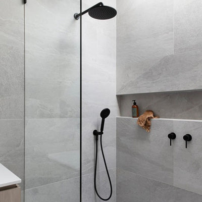Black 5 Functions Handheld Shower - MTO Marbles & Tiles Outlet