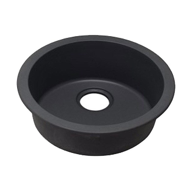 460mm Black Granite Single Bowl Kitchen Sink - MTO Marbles & Tiles Outlet