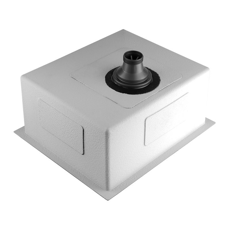 510x440x230mm Gun Metal Grey Stainless Steel Single Bowl Kitchen Sink - MTO Marbles & Tiles Outlet