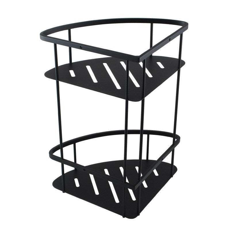 IVANO - Black Stainless Steel Shelf - MTO Marbles & Tiles Outlet