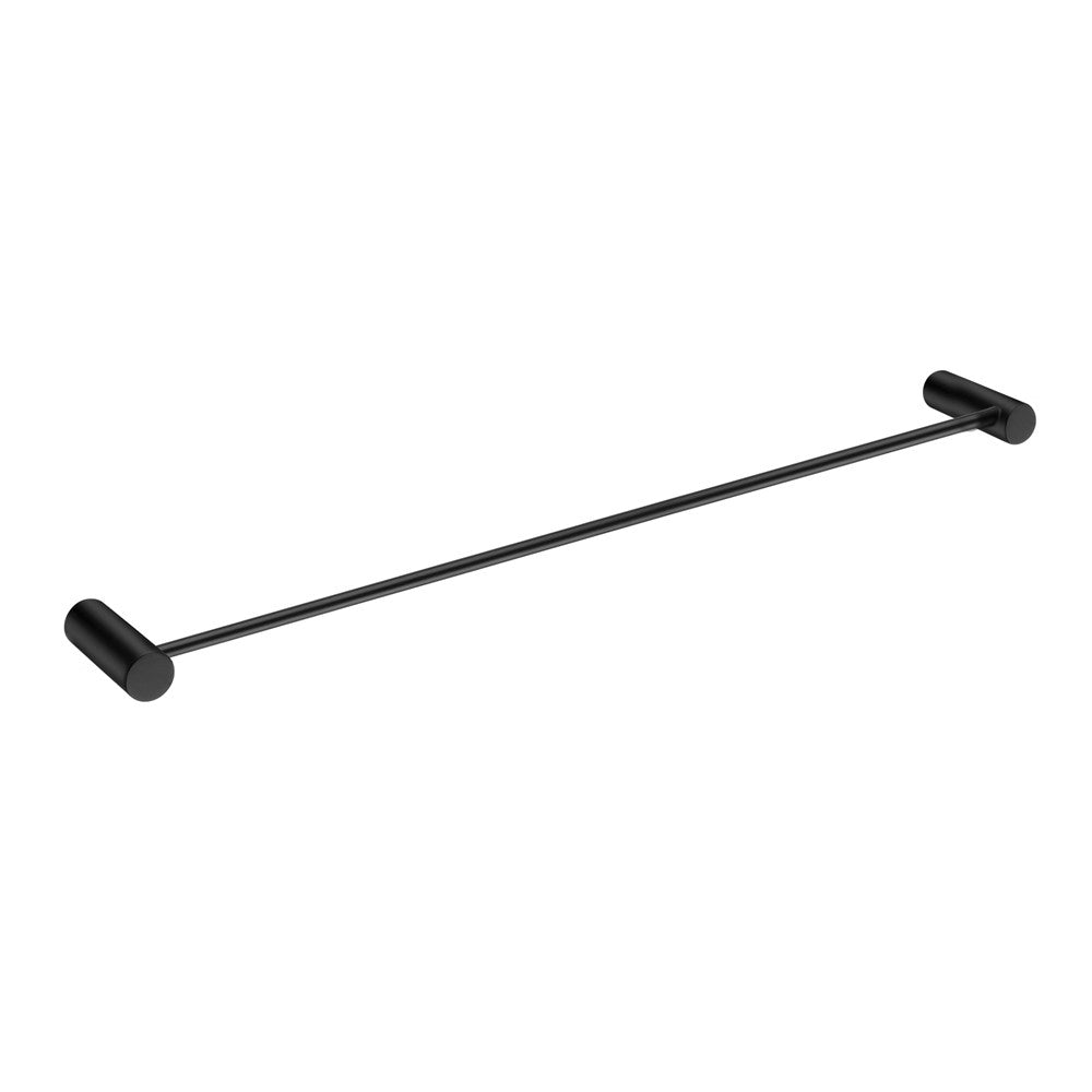 600mm Black Single Towel Rail - MTO Marbles & Tiles Outlet