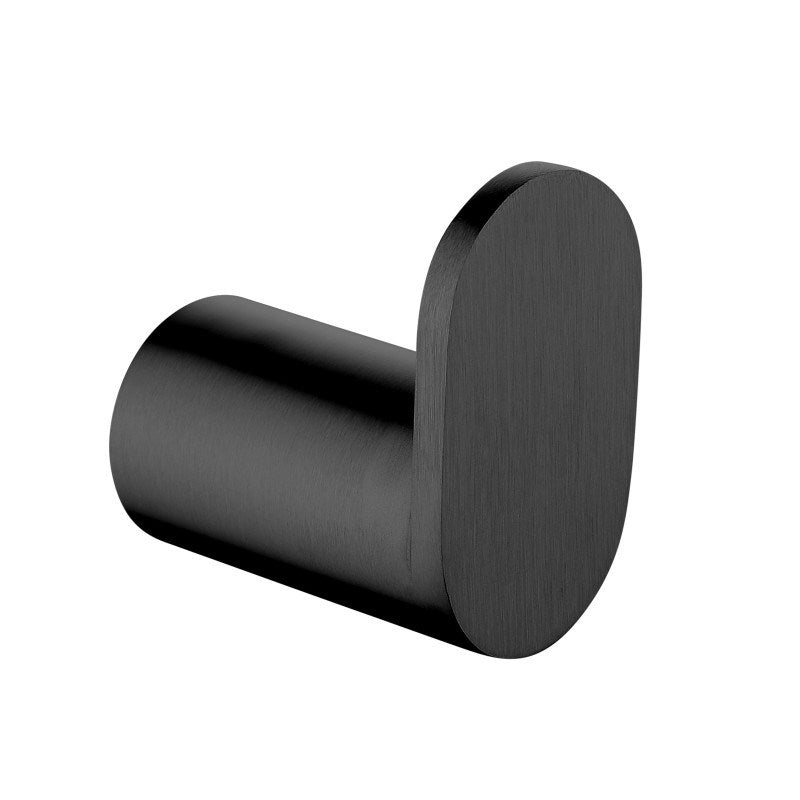 RUSHY - Black Robe Hook - MTO Marbles & Tiles Outlet