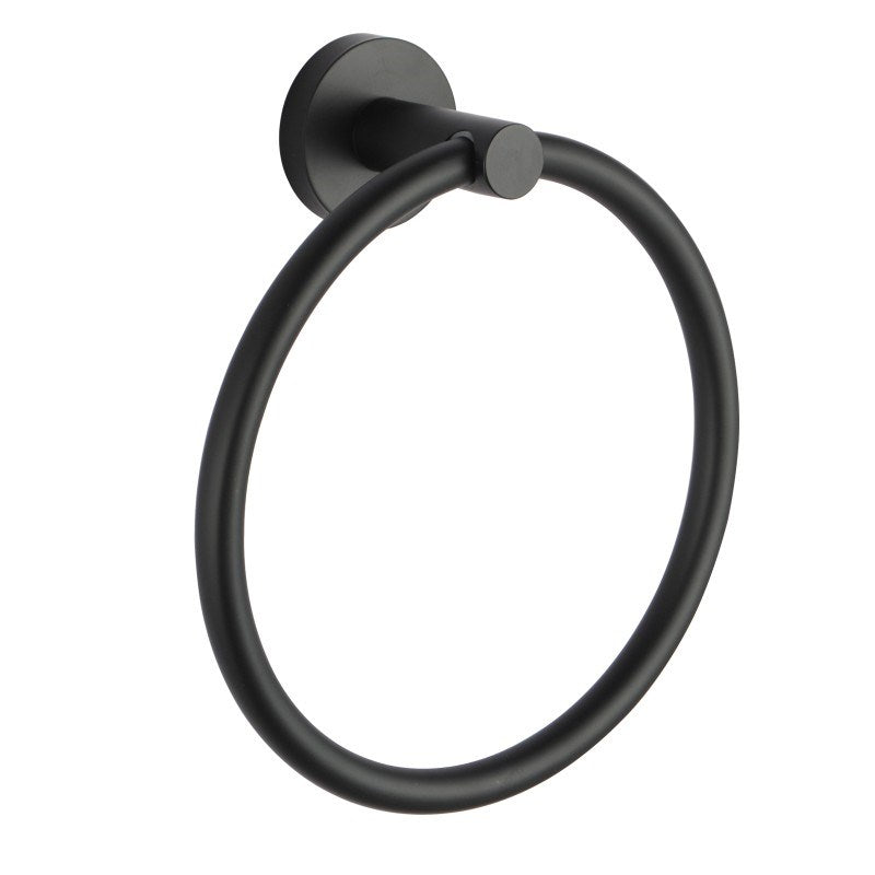 LUCID PIN - Black Towel Ring - MTO Marbles & Tiles Outlet